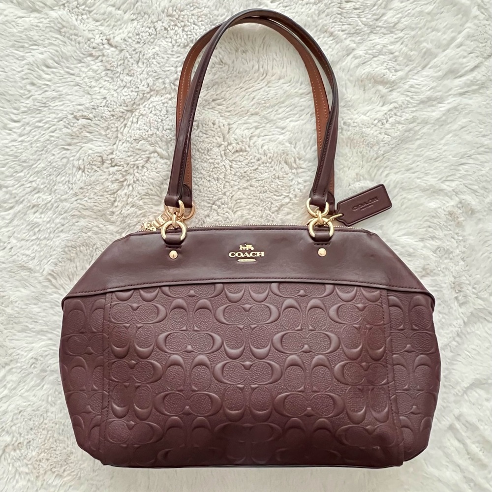 Coach Purse. Monogram. Warm Brown. New.